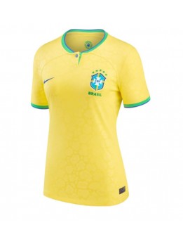 Brasilien Heimtrikot für Frauen WM 2022 Kurzarm